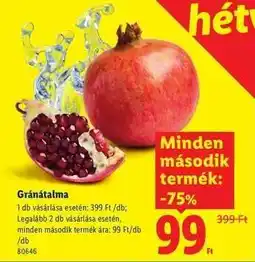 Lidl Gránátalma ajánlat