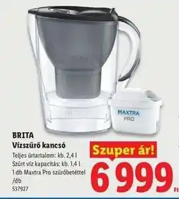 Lidl BRITA ajánlat