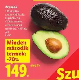 Lidl Avokádó ajánlat