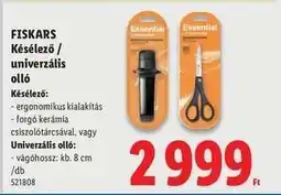 Lidl FISKARS Késélező / univerzális olló ajánlat