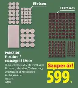 Lidl PARKSIDE Filcalátét-/csúszásgátló készlet ajánlat