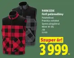 Lidl PARKSIDE Férfi polármellény ajánlat