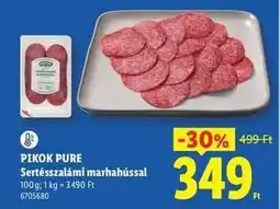 Lidl Pikok Pure ajánlat