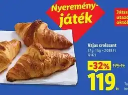 Lidl Vajas croissant ajánlat