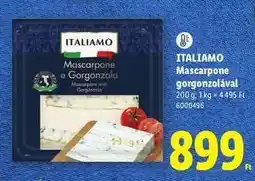 Lidl ITALIAMO Mascarpone gorgonzolával ajánlat