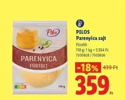 Lidl Pilos Parenyica sajt ajánlat