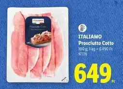 Lidl ITALIAMO Prosciutto Cotto ajánlat