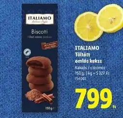 Lidl ITALIAMO Töltött omlós keksz ajánlat