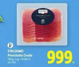 Lidl ITALIAMO Prosciutto Crudo ajánlat