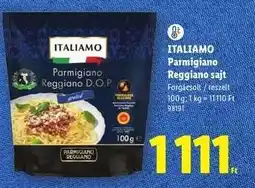 Lidl ITALIAMO Parmigiano Reggiano sajt ajánlat
