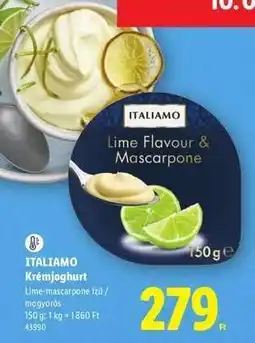 Lidl ITALIAMO Krémjoghurt ajánlat
