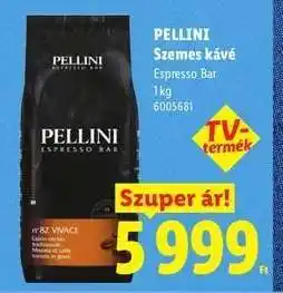 Lidl PELLINI Szemes kávé ajánlat