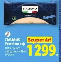 Lidl Italiamo Provolone sajt ajánlat