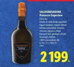 Lidl Valdobbiadene Prosecco Superiore ajánlat