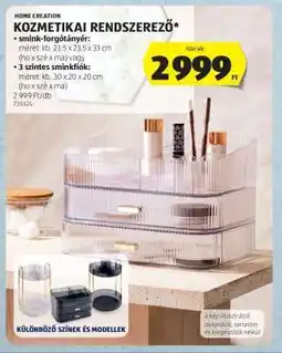 ALDI Kozmetikai Rendszerező ajánlat