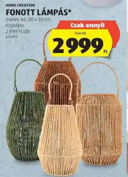 ALDI Fonott Lámpás ajánlat