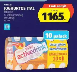 ALDI MILSANI JOGHURTOS ITAL ajánlat