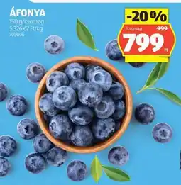 ALDI Áfonya ajánlat