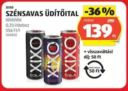 ALDI XIXO SZÉNSAVAS ÜDÍTŐITAL ajánlat