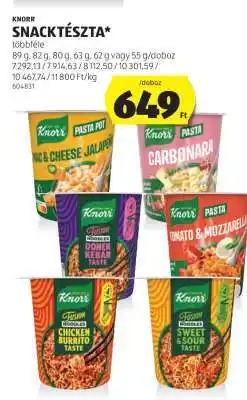 ALDI Knorr Snacktészta ajánlat