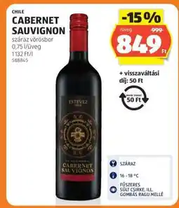 ALDI Cabernet Sauvignon ajánlat