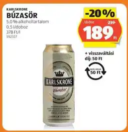 ALDI KARLSKRONE BÚZASÖR ajánlat