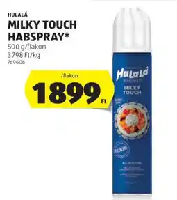 ALDI Hulalá Milky Touch Habspray ajánlat