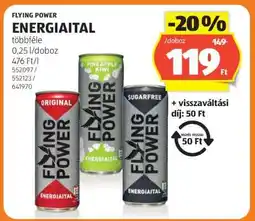 ALDI FLYING POWER ENERGIAITAL ajánlat