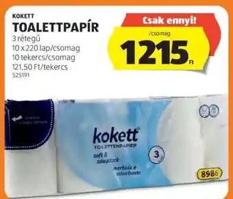 Kokett Toalettpapír