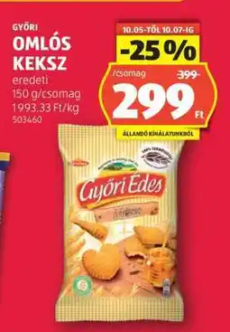 ALDI Győri omlós keksz ajánlat