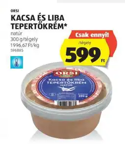 ALDI Kacsa és liba tepertőkrém ajánlat