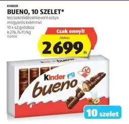 ALDI Kinder Bueno, 10 szelet ajánlat