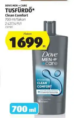 ALDI Dove Men+Care Tusfürdő Clean Comfort ajánlat
