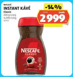 ALDI NESCAFÉ INSTANT KÁVÉ Classic ajánlat