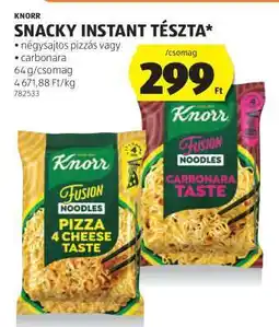 ALDI KNORR SNACKY INSTANT TÉSZTA ajánlat