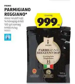 ALDI PRIMIS PARMIGIANO REGGIANO ajánlat