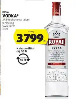 ALDI ROYAL Vodka ajánlat