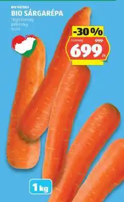 ALDI Bio sárgarépa ajánlat
