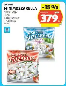 ALDI Szarvasi Minimozzarella ajánlat