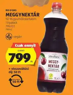 ALDI RIO D'ORO MEGGYNEKTÁR ajánlat