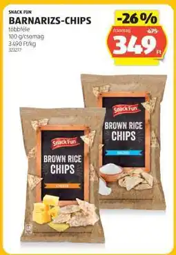 ALDI SNACK FUN BARNARIZS-CHIPS ajánlat