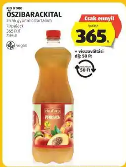 ALDI RIO D'ORO ŐSZIBARACKITAL ajánlat