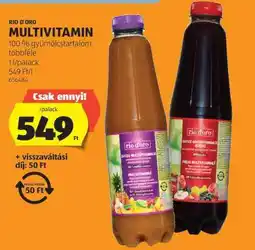 ALDI Rio D'Oro Multivitamin ajánlat