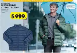 ALDI Férfi Könnyű Steppelt Dzseki ajánlat
