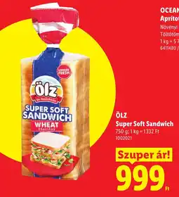 Lidl Ölz super soft sandwich ajánlat