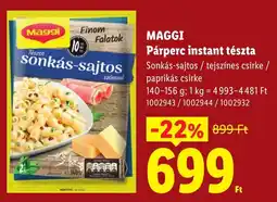 Lidl Maggi párperc instant tészta ajánlat