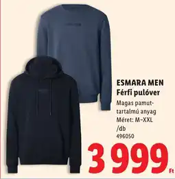Lidl Esmara men férfi pulóver ajánlat