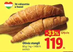 Lidl Olívás stangli ajánlat