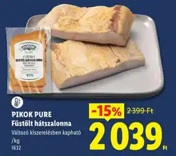 Lidl Pikok pure füstölt hátszalonna ajánlat