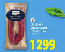 Lidl Itali amo csípős szalámi ajánlat